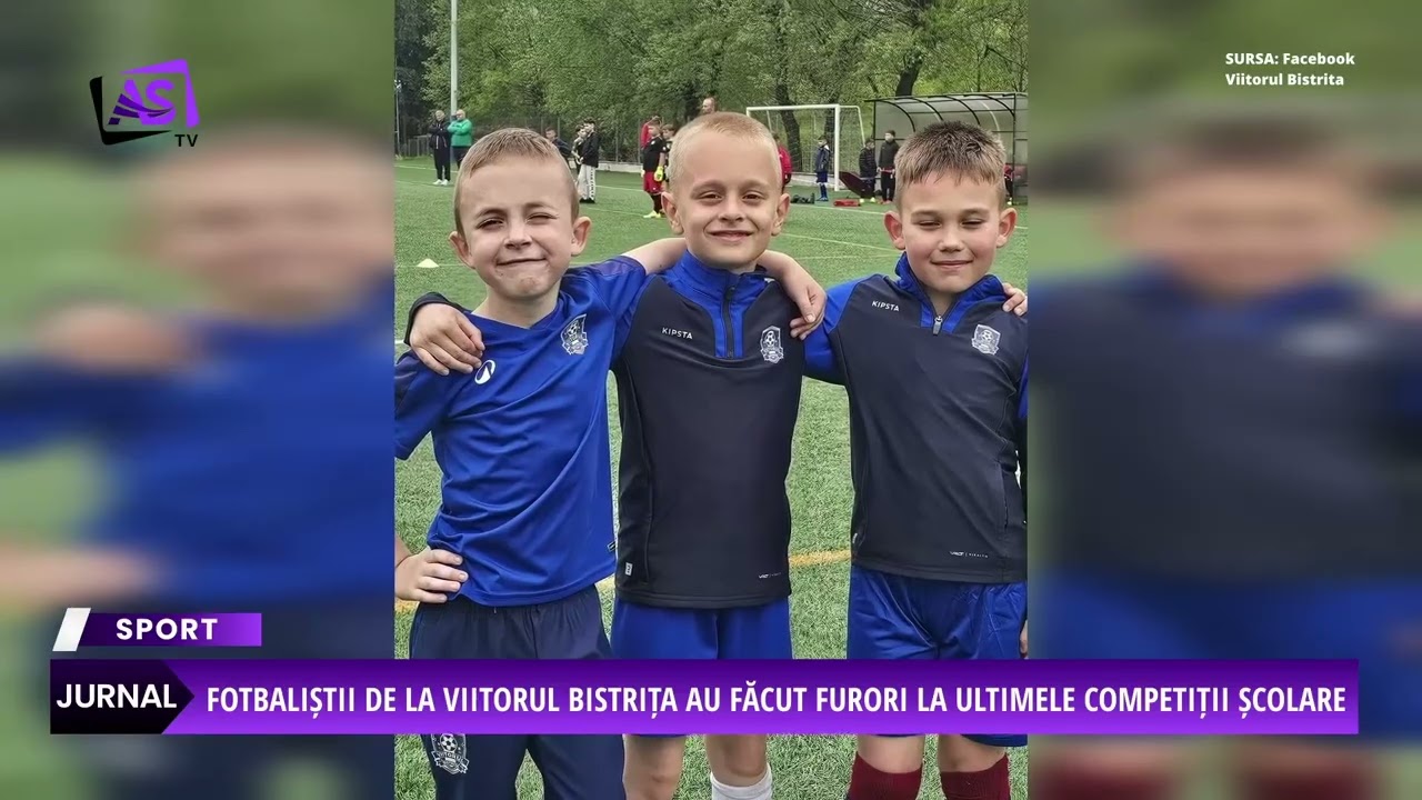 Fotbaliștii de la Viitorul Bistrița au făcut furori la ultimele competiții școlare