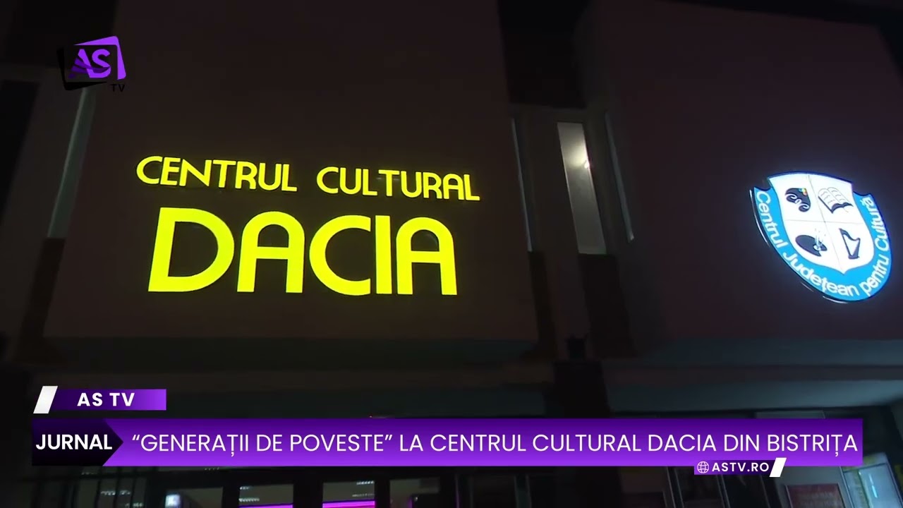 “Generații de POVeste” la Centrul Cultural Dacia din Bistrița