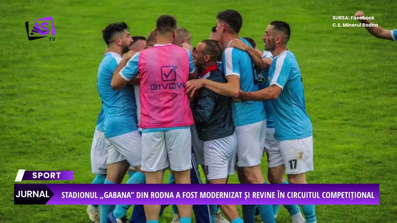 Stadionul „Gabana” din Rodna a fost modernizat și revine în circuitul competițional