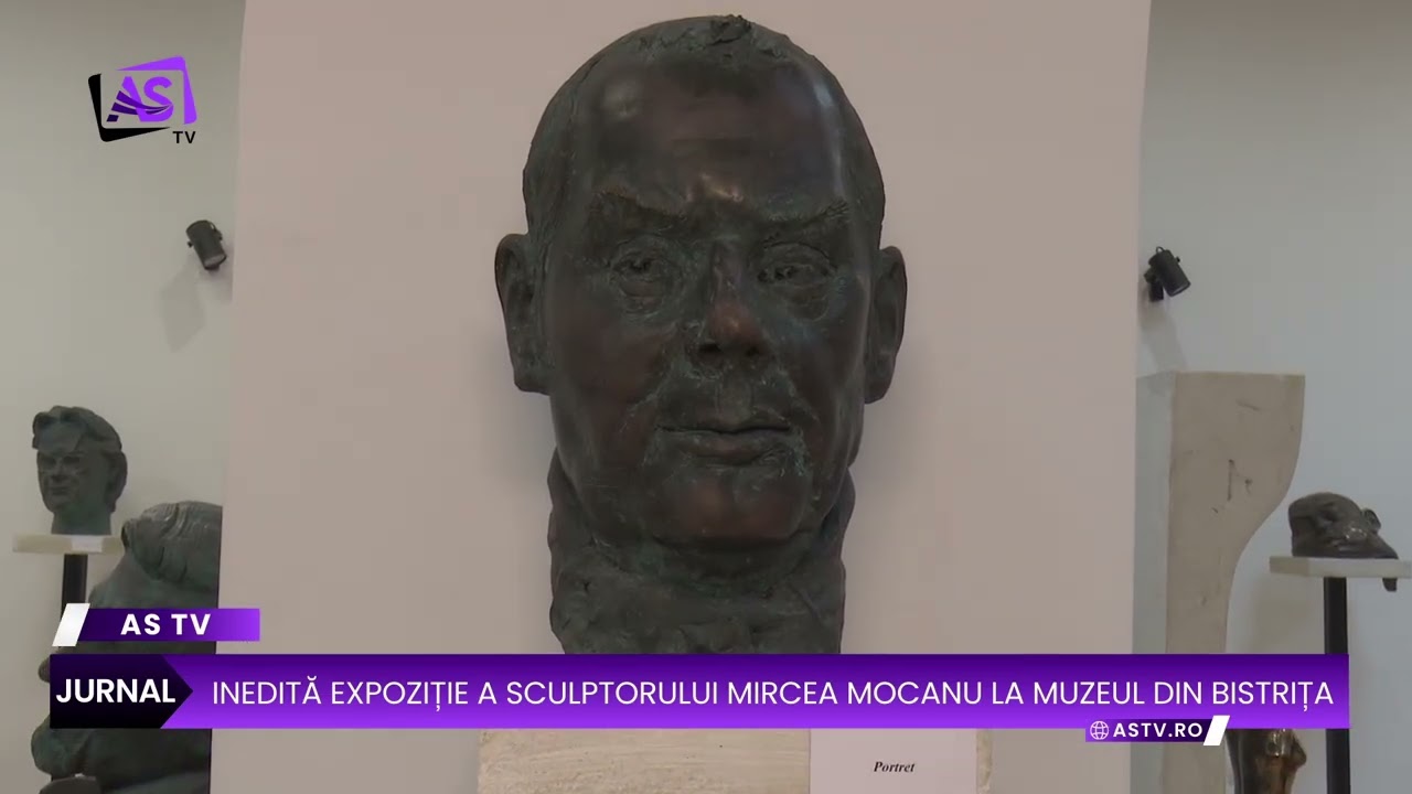 Inedită expoziție a sculptorului Mircea Mocanu la Muzeul din Bistrița