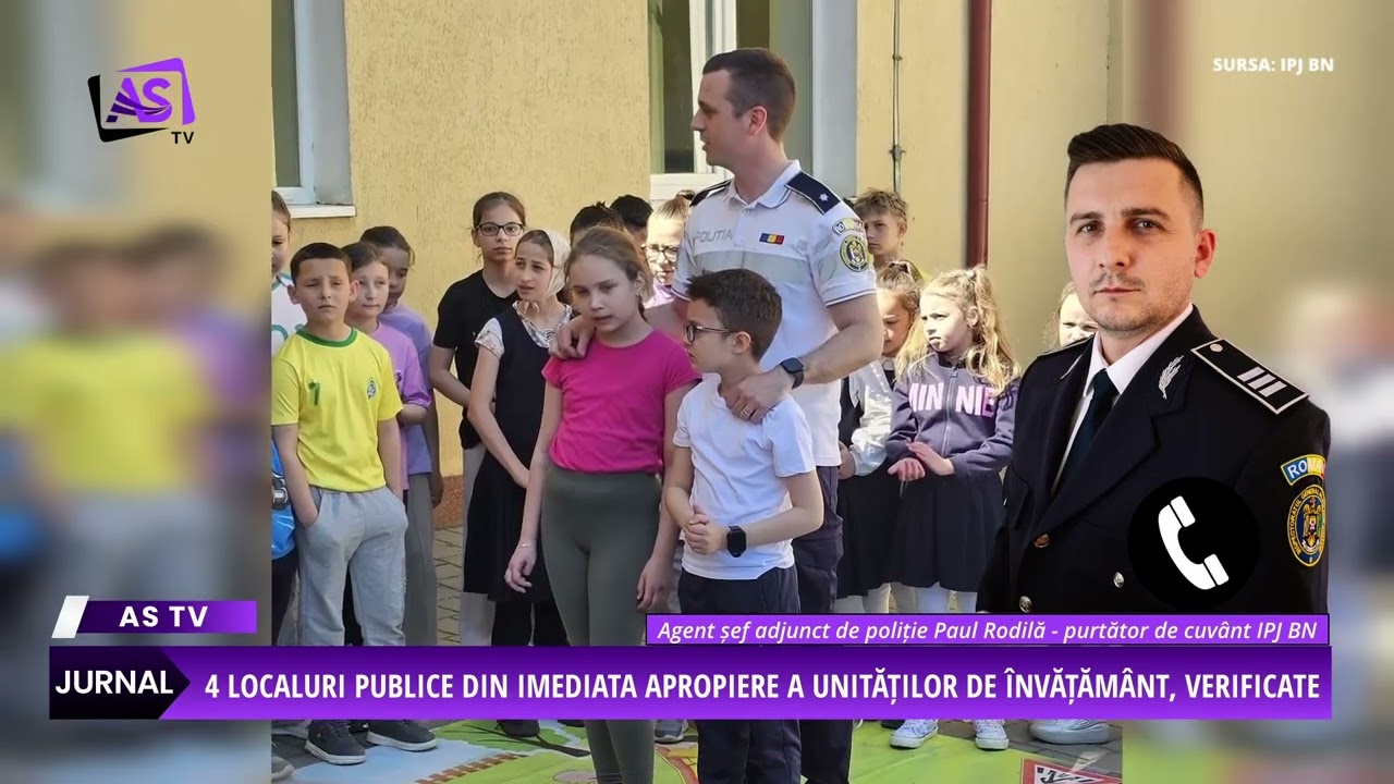 Elevii din Maieru, Anieș și Rodna, vizitați de polițiști și jandarmi