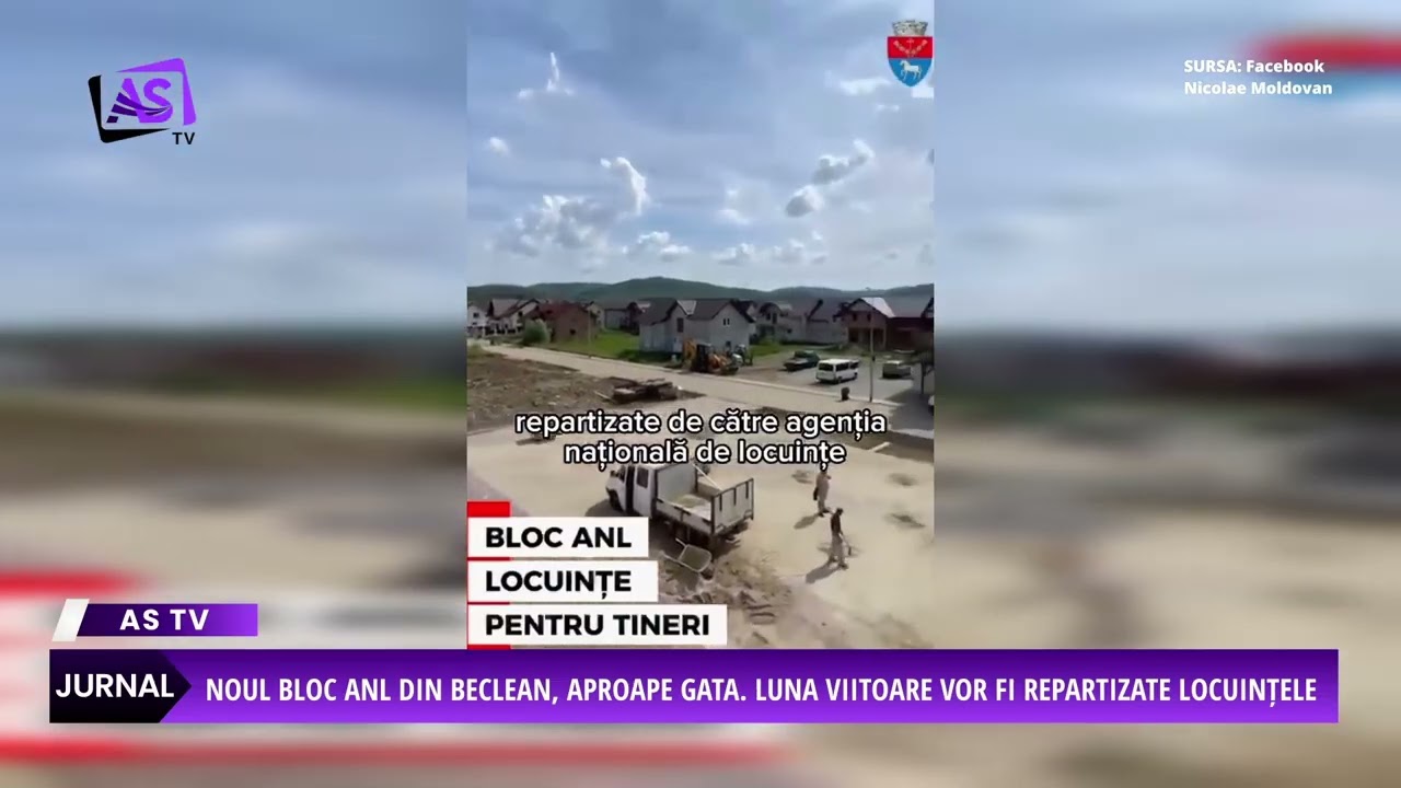 Noul bloc ANL din Beclean, aproape gata. Luna viitoare vor fi repartizate locuințele