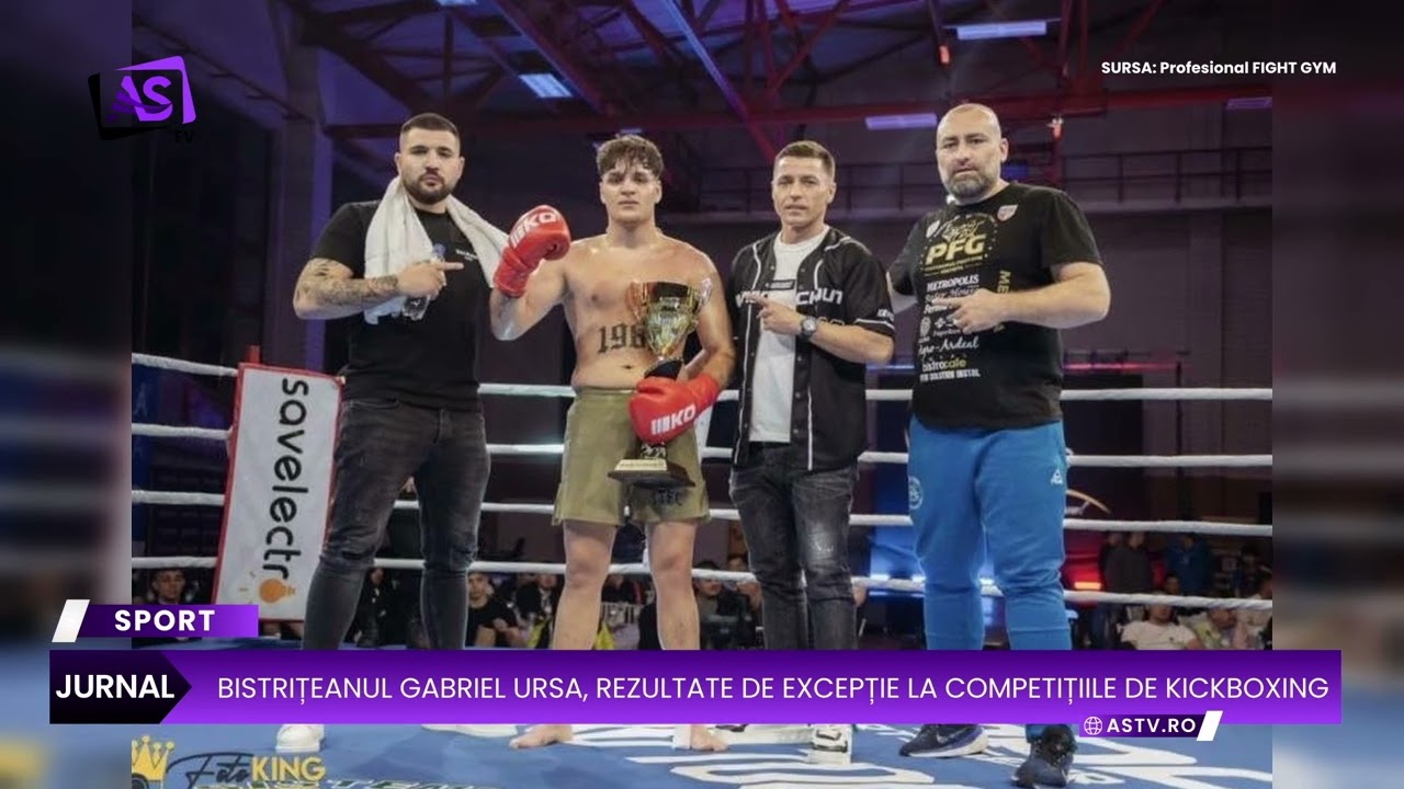 Bistrițeanul Gabriel Ursa, rezultate de excepție la competițiile de Kickboxing