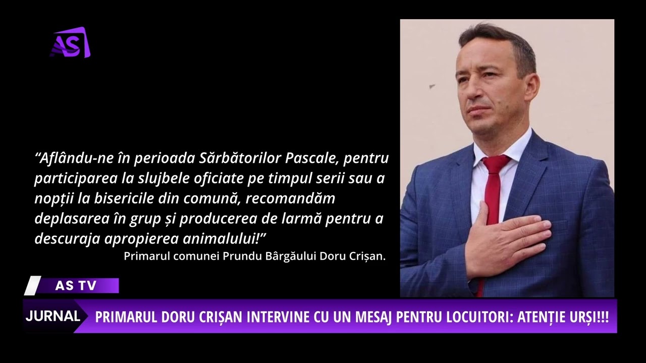 Urșii dau târcoale comunei Prundu Bârgăului, chiar în prag de Sărbători!