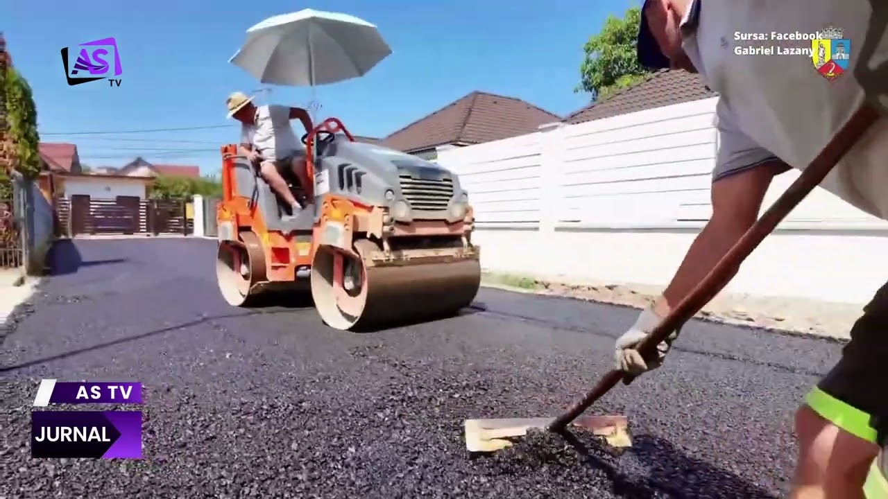 Strada Bela Bartok, a 30-a arteră asfaltată în programul Primăriei Bistrița