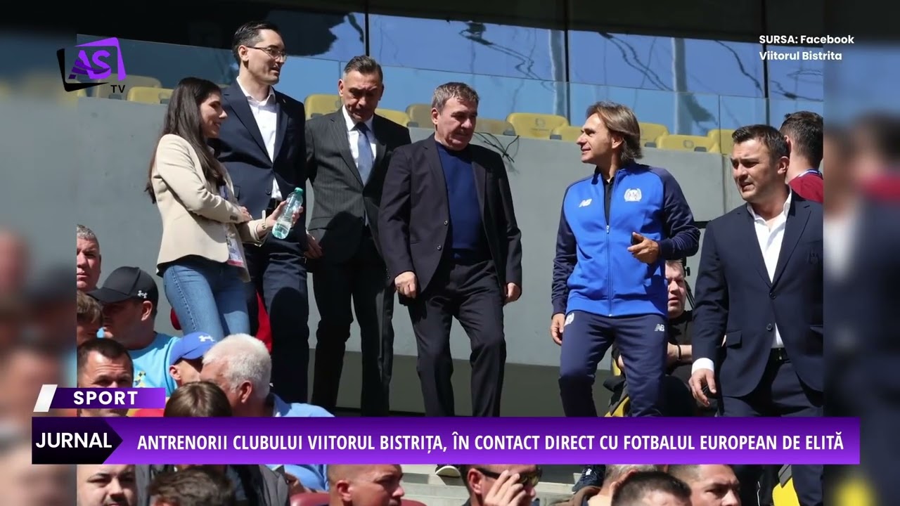 Antrenorii Clubului Viitorul Bistrița, în contact direct cu fotbalul european de elită