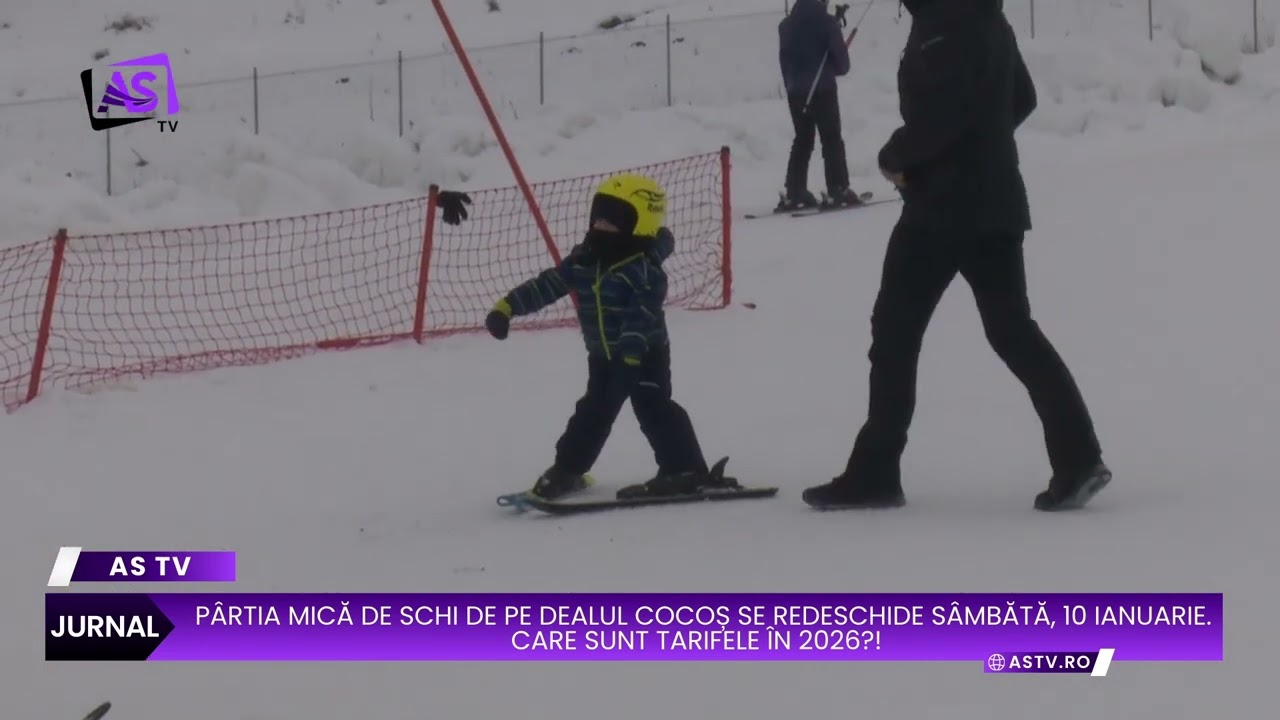 Pârtia mică de schi de pe Dealul Cocoș se redeschide în 10 ianuarie. Care sunt tarifele în 2026?