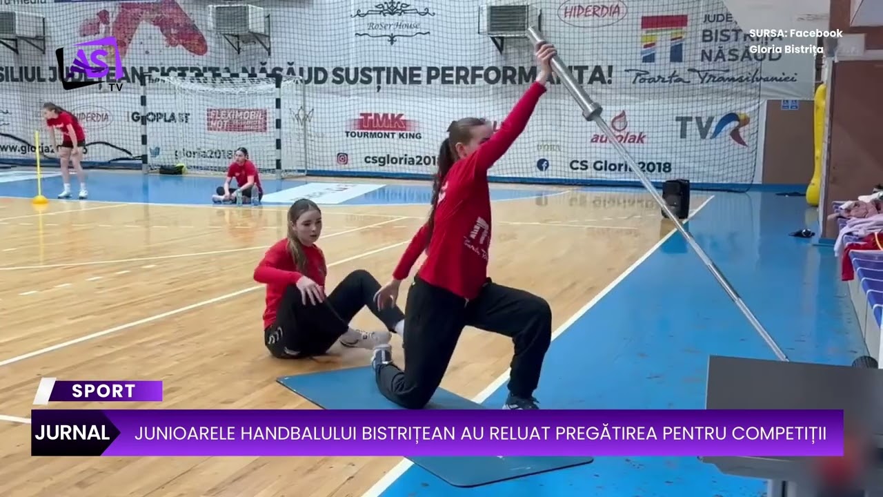 Junioarele handbalului bistrițean au reluat pregătirea pentru competiții