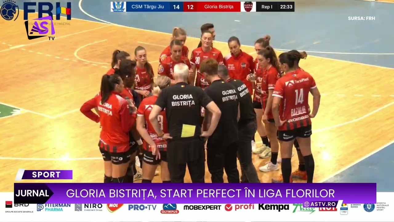 Gloria Bistrița, start perfect în Liga Florilor