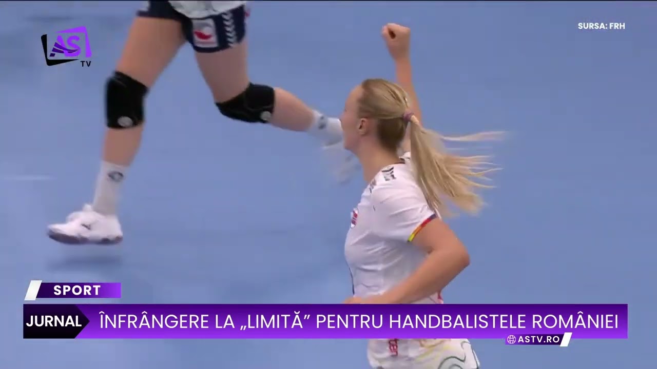 Înfrângere la „limită” pentru handbalistele României