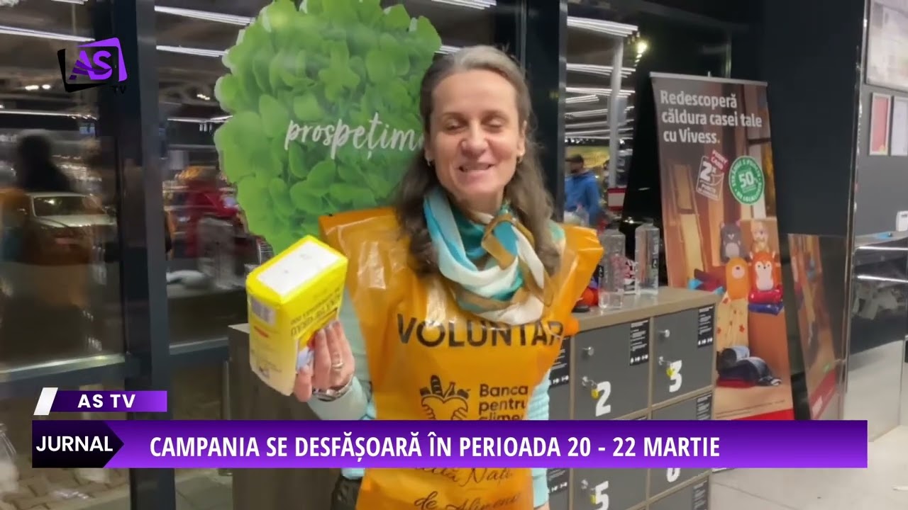 A început Colecta Națională de Alimente de Paște