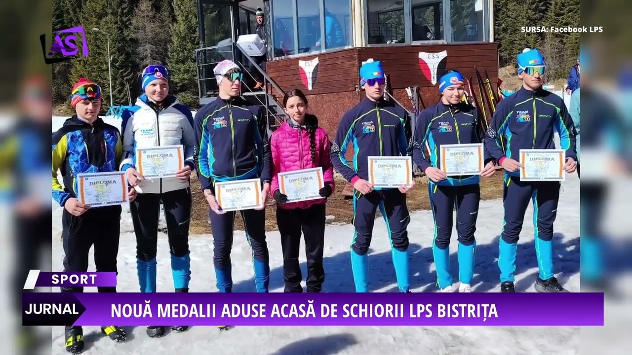Nouă medalii aduse acasă de schiorii LPS Bistrița