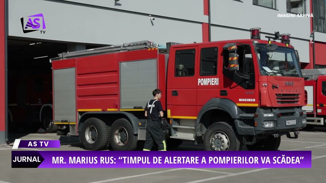 Mr. Marius Rus: “Timpul de alertare a pompierilor va scădea”