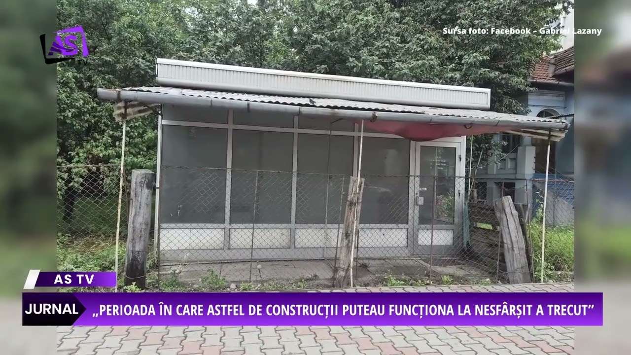 Chioșcurile și construcțiile improvizate vor dispărea din Bistrița