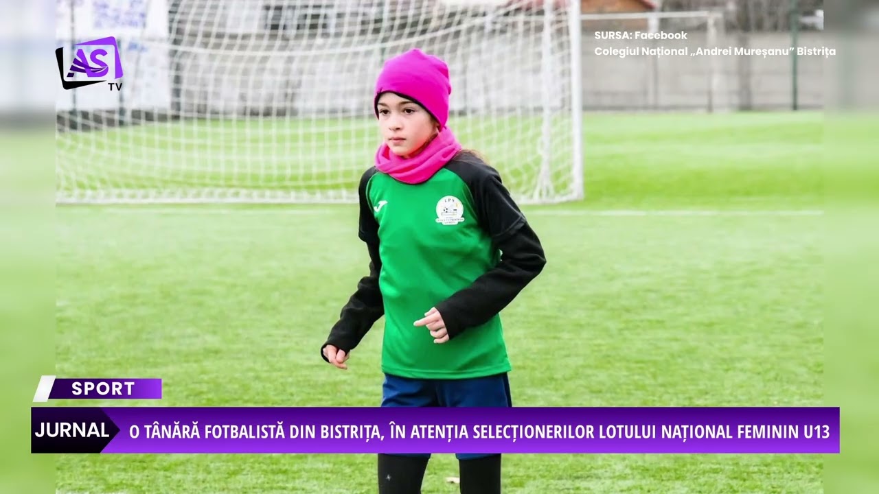 O tânără fotbalistă din Bistrița, în atenția selecționerilor lotului național feminin U13
