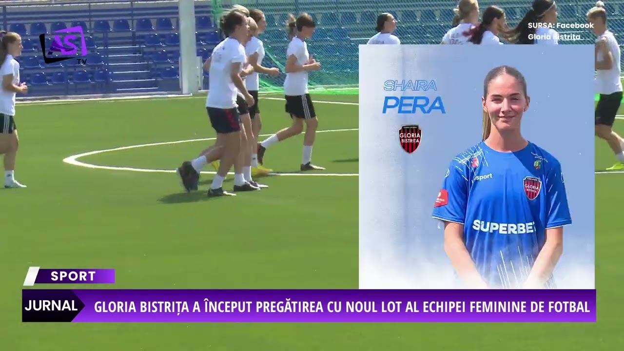 Gloria Bistrița a început pregătirea cu noul lot al echipei feminine de fotbal