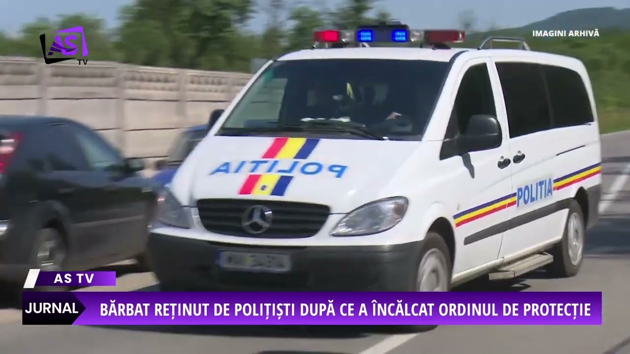 Bărbat reținut de polițiștii după ce a încălcat ordinul de protecție