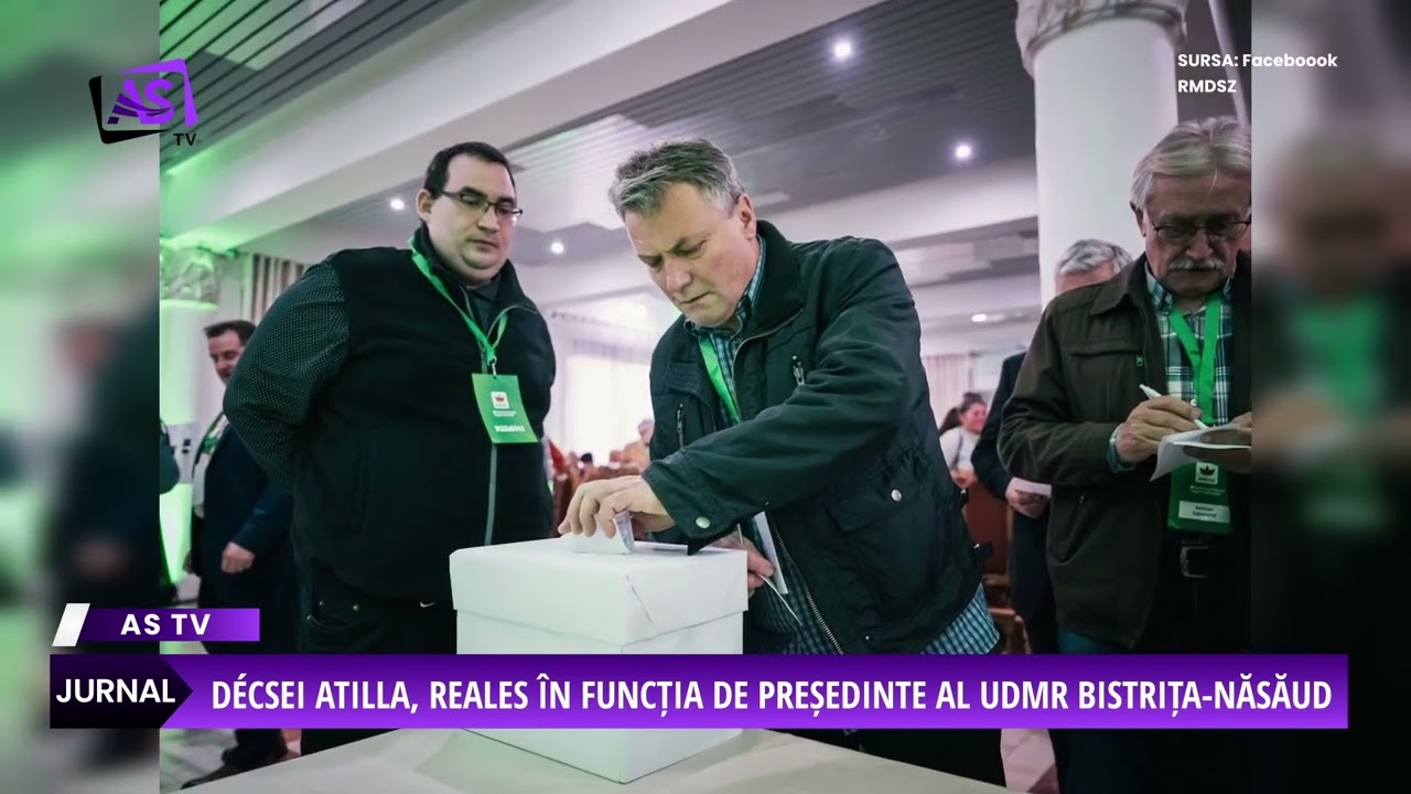 Décsei Atilla, reales în fucția de președinte al UDMR Bistrița-Năsăud