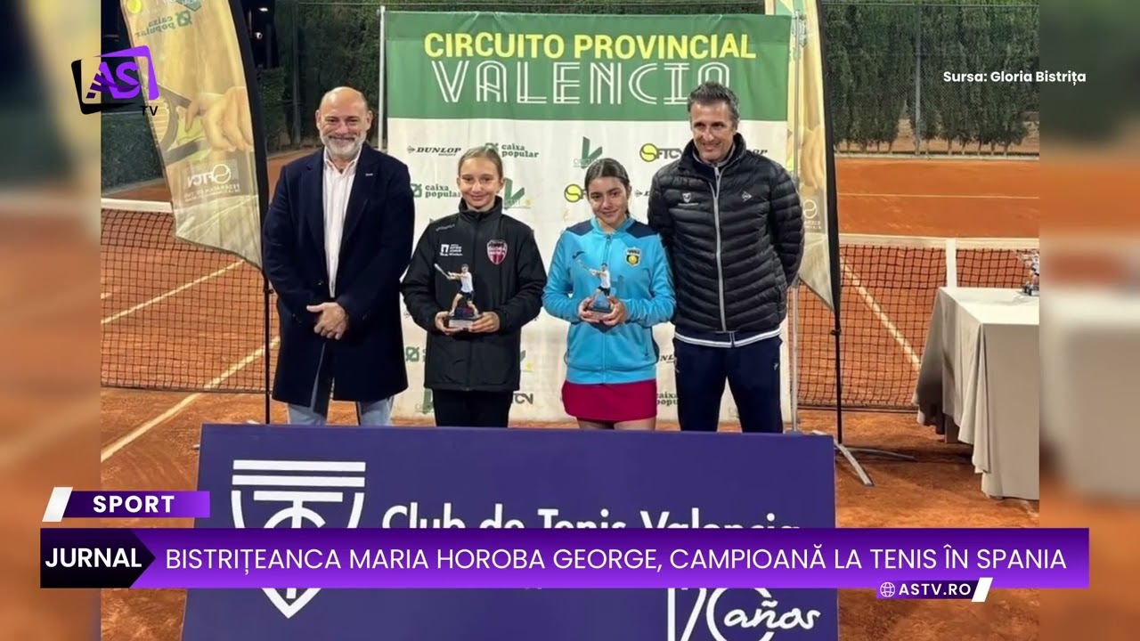 Bistrițeanca Maria Horoba George, campioană la tenis în Spania