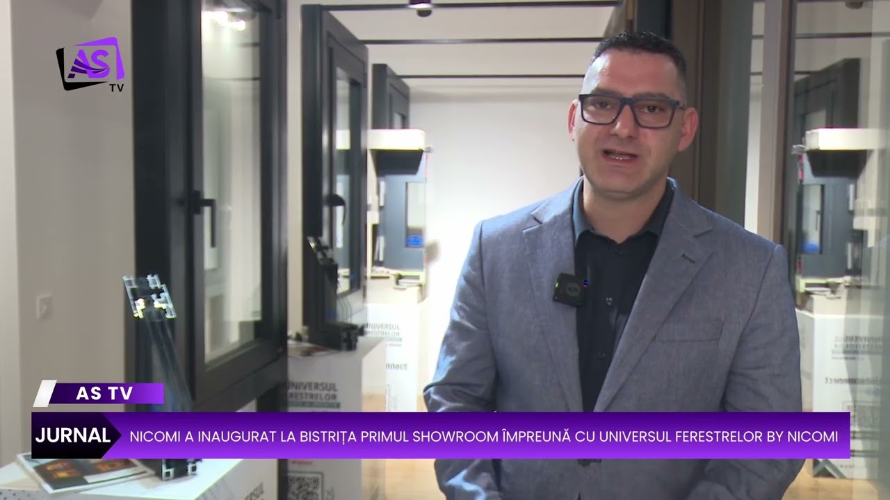 NICOMI a inaugurat la Bistrița primul showroom împreună cu Universul Ferestrelor by NICOMI