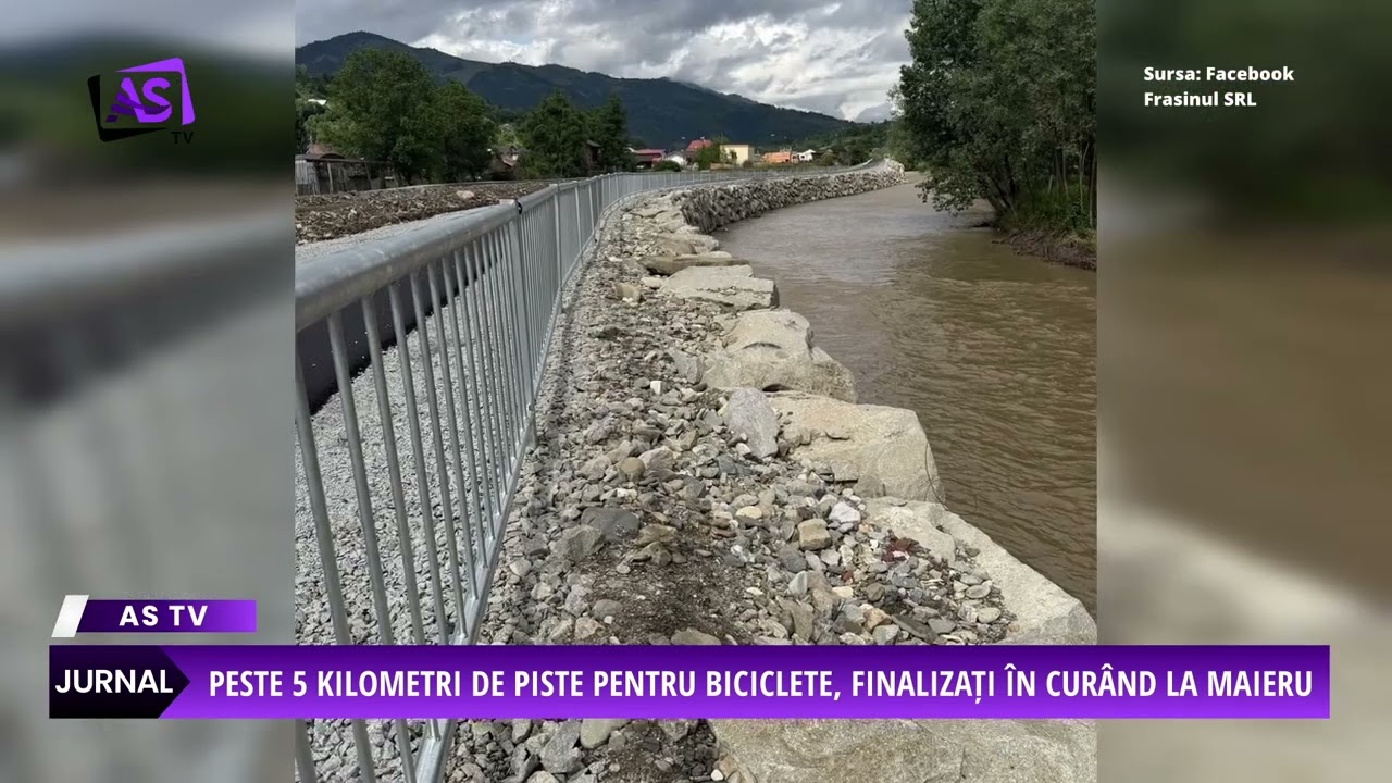 Peste 5 kilometri de piste pentru biciclete, finalizați în curând la Maieru