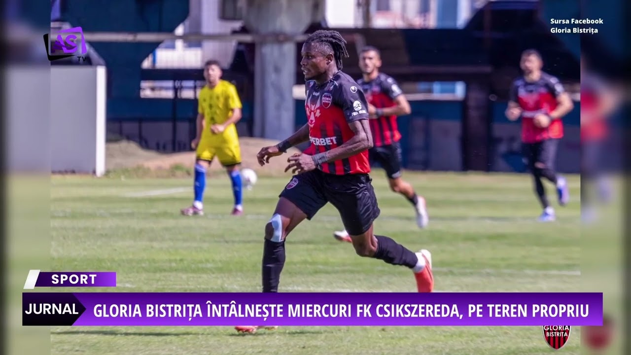 Gloria Bistrița întâlnește miercuri FK Csikszereda, pe teren propriu