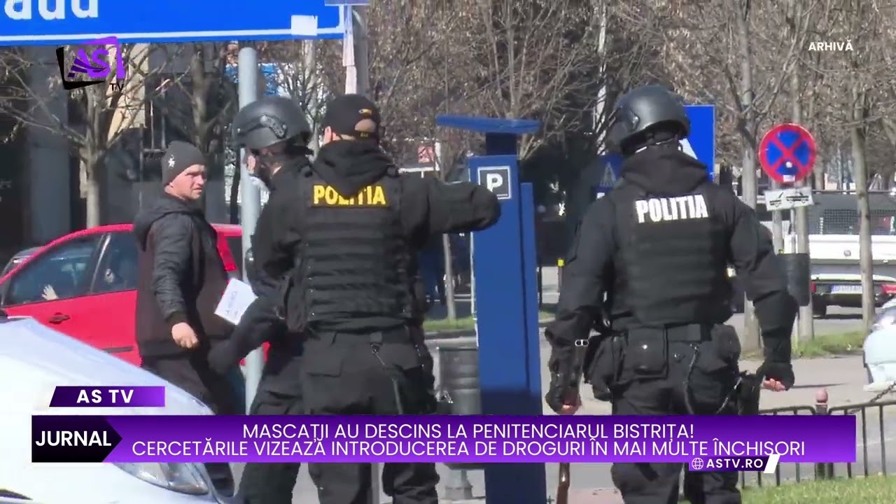 Mascații au descins la Penitenciarul Bistrița!