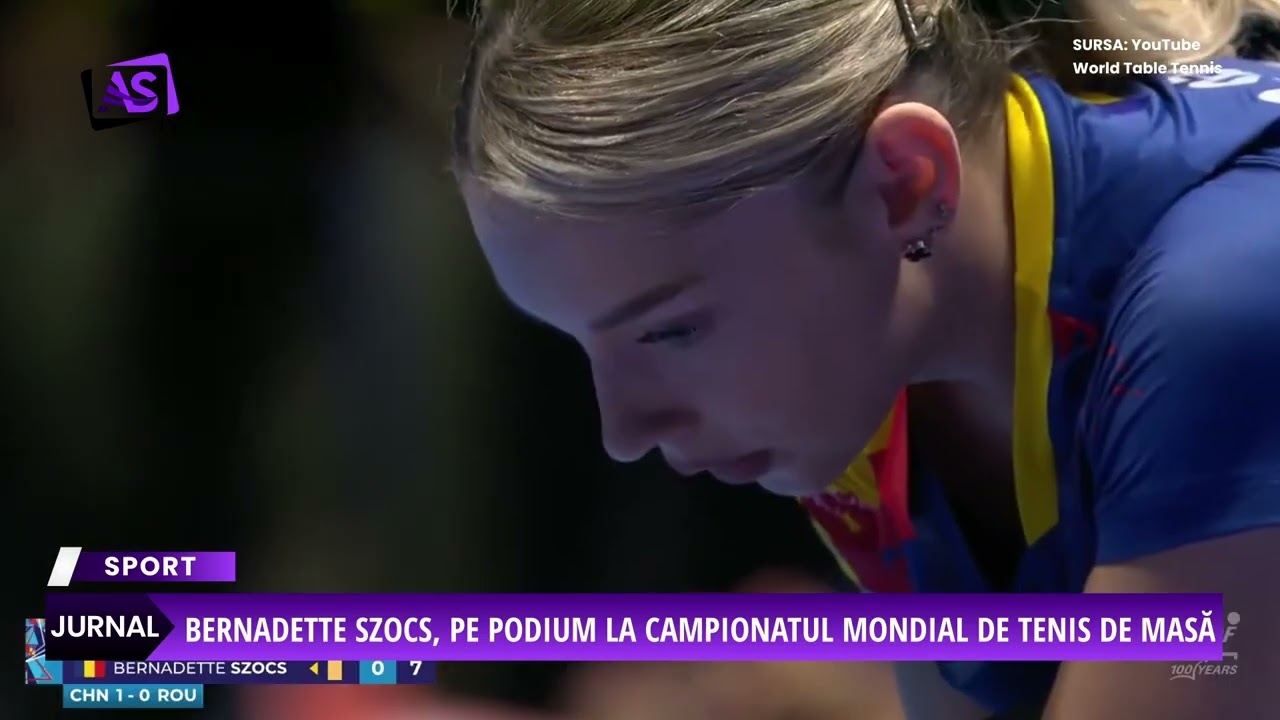 Bernadette Szocs, pe podium la Campionatul Mondial de Tenis de masă